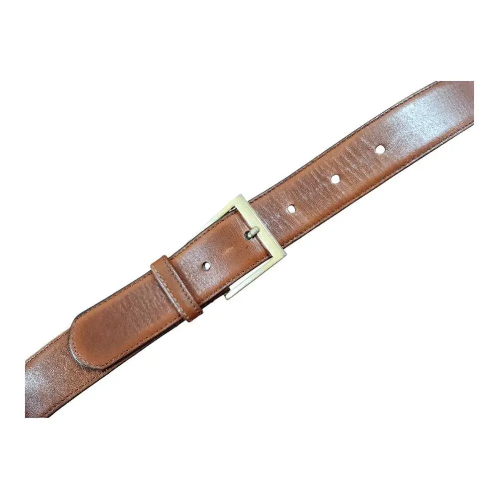 Carl‎ Michaels Aniline cowhide leather mens belt brown